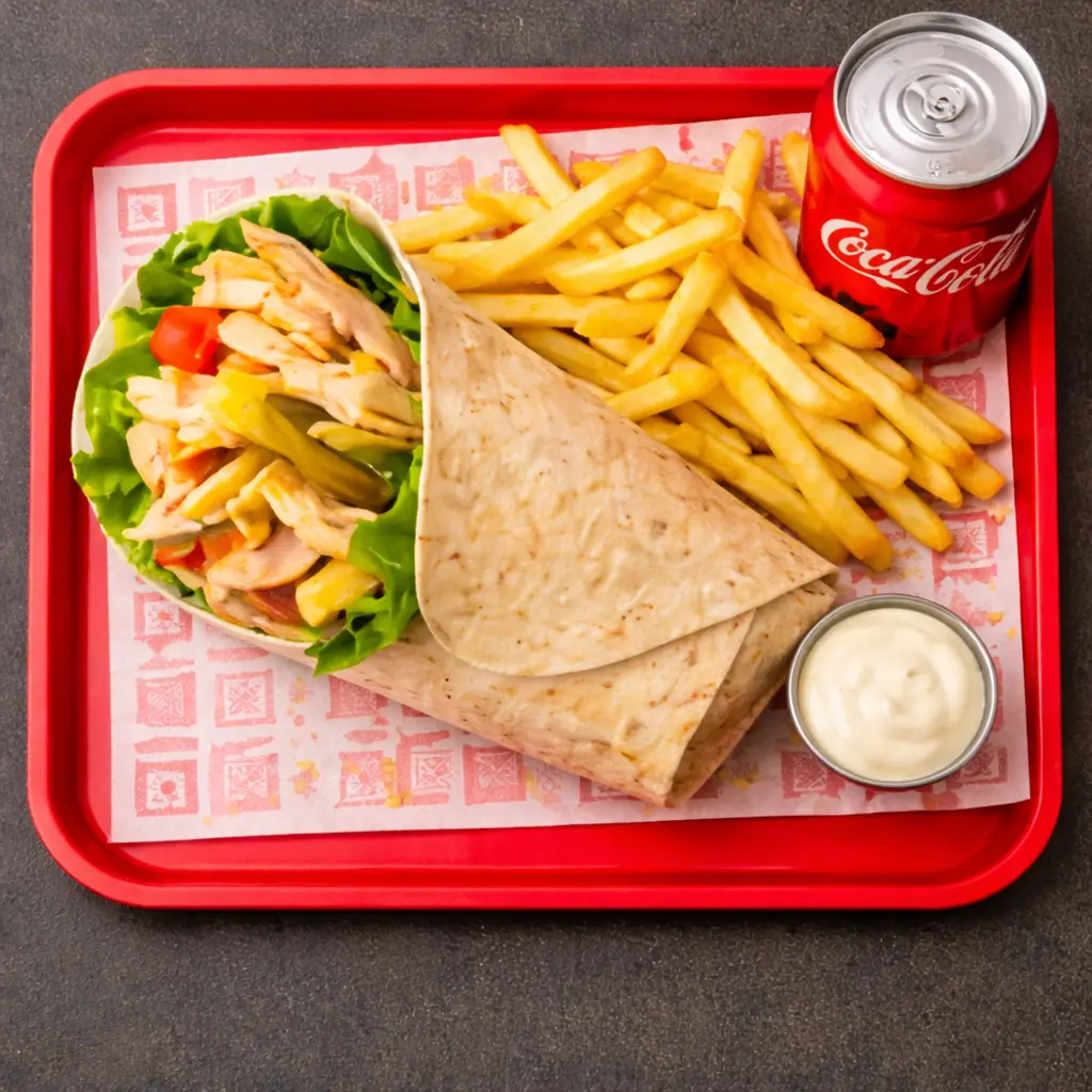 Butter Chicken Poutine fusion dish at Nick Boss Fast Food south Edmonton Alberta